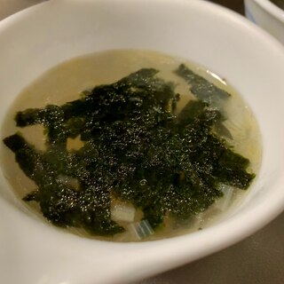 中華風海苔スープ